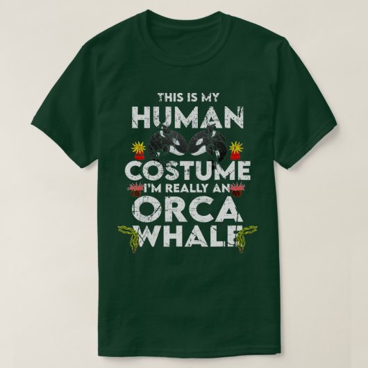 Hilarious Orca Halloween Costume Tシャツ (デザイン正面)