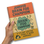 Hilarious Perimenopause Brain Fog Champion ノートブック