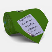 Hilarious Pharmacist Prescriptions Necktie For Men ネクタイ (ロール)