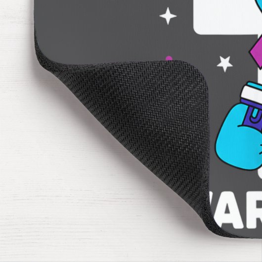 Hilarious Rheumatoid Warrior Arthritis Awareness マウスパッド (コーナー)