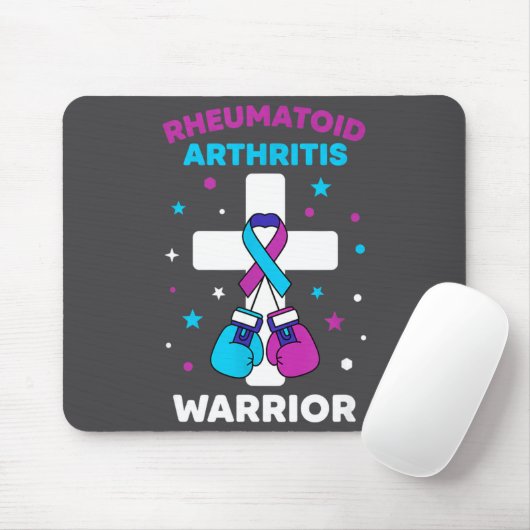 Hilarious Rheumatoid Warrior Arthritis Awareness マウスパッド (マウス)