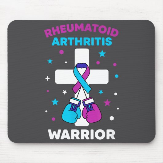 Hilarious Rheumatoid Warrior Arthritis Awareness マウスパッド (正面)