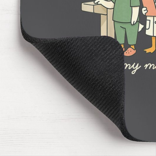 Hilarious Silly Tech Goose X Mammo Doing ray Mammo マウスパッド (コーナー)