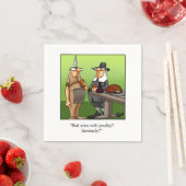 Hilarious Thanksgiving Dinner Napkins スタンダードカクテルナプキン (インサイチュ)