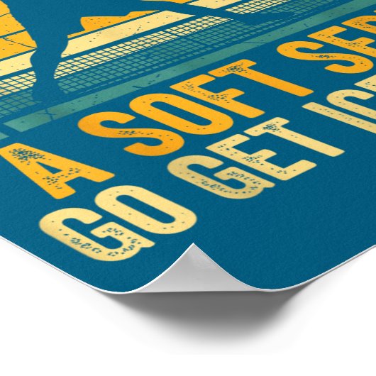 Hilarious You're If Looking Soft Player Serve Pick ポスター (角)