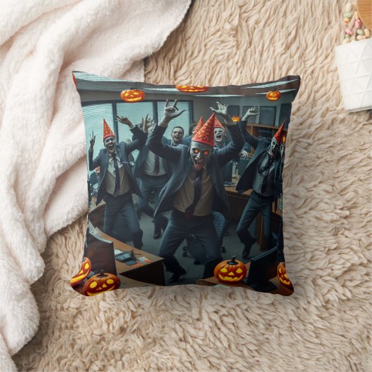 Hilarious Zombie Pillow – Ultimate Halloween Chaos クッション (ブランケット)