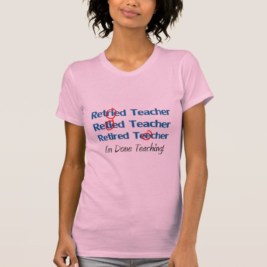 Hilarousの退職したな先生のギフト Tシャツ (正面)