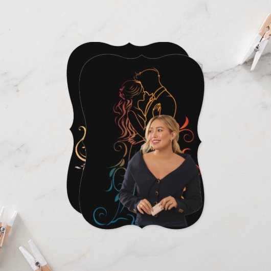 hilaryduff birthday wishes 招待状 (正面/裏面インサイチュ)