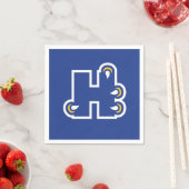 Hilbert College H スタンダードカクテルナプキン (インサイチュ)
