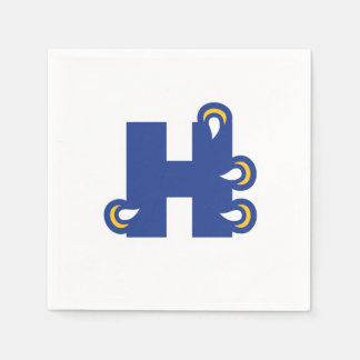 Hilbert College H スタンダードカクテルナプキン
