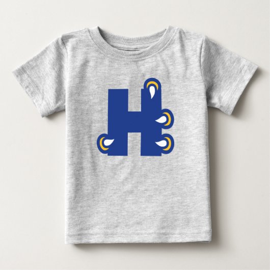 Hilbert College H ベビーTシャツ (正面)