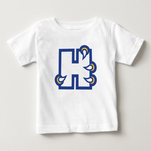 Hilbert College H ベビーTシャツ (正面)