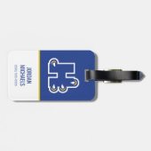 Hilbert College H ラゲッジタグ (裏面横)