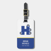 Hilbert College H ラゲッジタグ (正面縦)