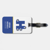 Hilbert College H ラゲッジタグ (裏面横)