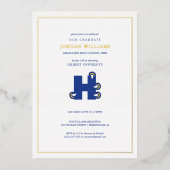 Hilbert College H 箔招待状 (正面)