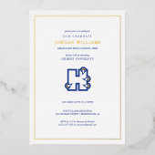 Hilbert College H 箔招待状 (正面)