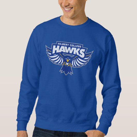 Hilbert College Hawks スウェットシャツ (正面)