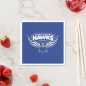 Hilbert College Hawks スタンダードカクテルナプキン (インサイチュ)