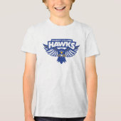 Hilbert College Hawks トライブレンドTシャツ (正面)