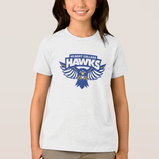 Hilbert College Hawks トライブレンドTシャツ (正面)