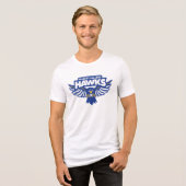 Hilbert College Hawks トライブレンドＴシャツ (正面全面)