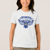 Hilbert College Hawks トライブレンドＴシャツ (正面)