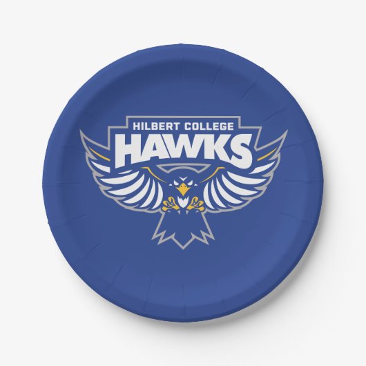 Hilbert College Hawks ペーパープレート (正面)