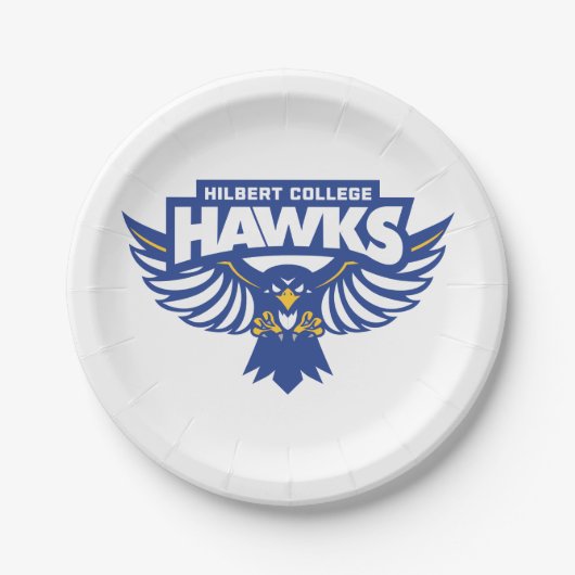 Hilbert College Hawks ペーパープレート (正面)