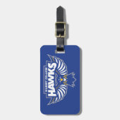 Hilbert College Hawks ラゲッジタグ (正面縦)