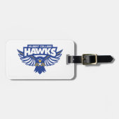 Hilbert College Hawks ラゲッジタグ (正面横)