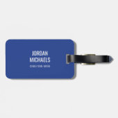 Hilbert College Hawks ラゲッジタグ (裏面横)