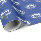 Hilbert College Hawks ラッピングペーパー (ロールコーナー)