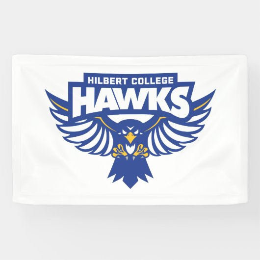 Hilbert College Hawks 横断幕 (横)