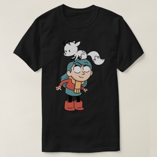 Hilda and Twig  Hilda Sticker.png Tシャツ (デザイン正面)