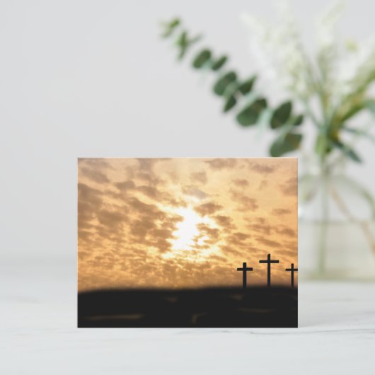 Hillでの十字架のカスタマイズ可能な招待状 招待状 (スタンド正面)