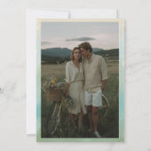 Hill Country Texas Unique Save the Date 招待状 (裏面)