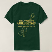 Hill Valley Rare Guitars Rockin Since 85 Chick Tシャツ (デザイン正面)