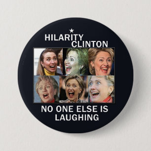 Hillarityクリントン 缶バッジ