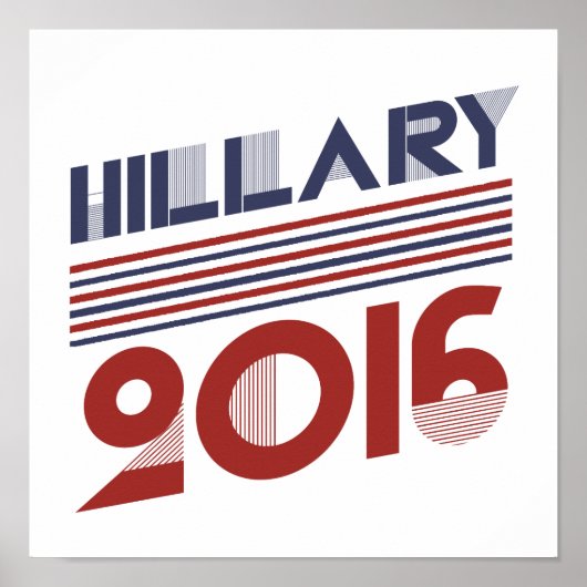 HILLARY 2016ヴィンテージスタイル-.png ポスター (正面)