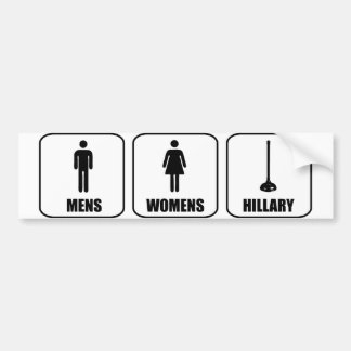 Hillary_Bathroom_02 バンパーステッカー