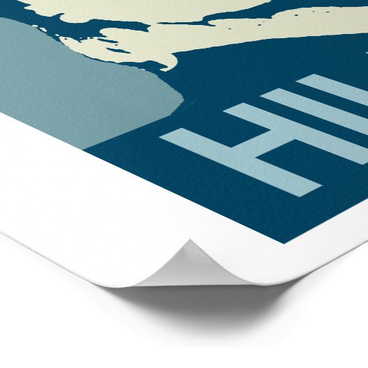 HILLARY CLINTON HOPE-.png ポスター (角)