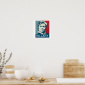 HILLARY CLINTON HOPE-.png ポスター (キッチン)