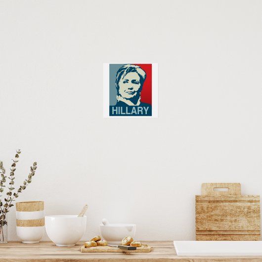 HILLARY CLINTON HOPE-.png ポスター (キッチン)