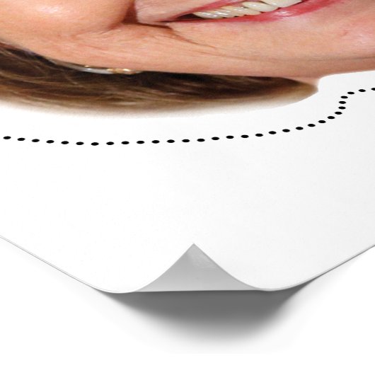 Hillary Clinton Mask ポスター (角)