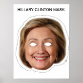 Hillary Clinton Mask ポスター (正面)