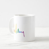 HILLARY CLINTON PRIDE -.png コーヒーマグカップ (正面左)