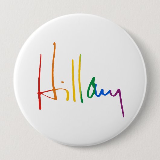 HILLARY CLINTON PRIDE -.png 缶バッジ (正面)
