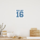 HILLARY IN 2016.png ポスター (キッチン)