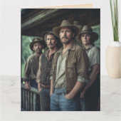 HILLBILLY HILLBILLIES FUNNY BIRTHDAY GREETING CARD カード (正面)